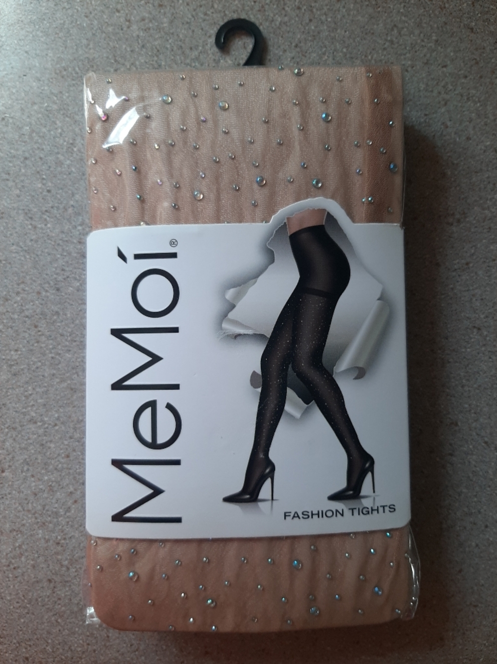 MeMoi Fashion Tights La Creme Rhinestones Q1/Q2 Nude